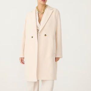 J Crew Daphne topcoat in Italian boiled wool